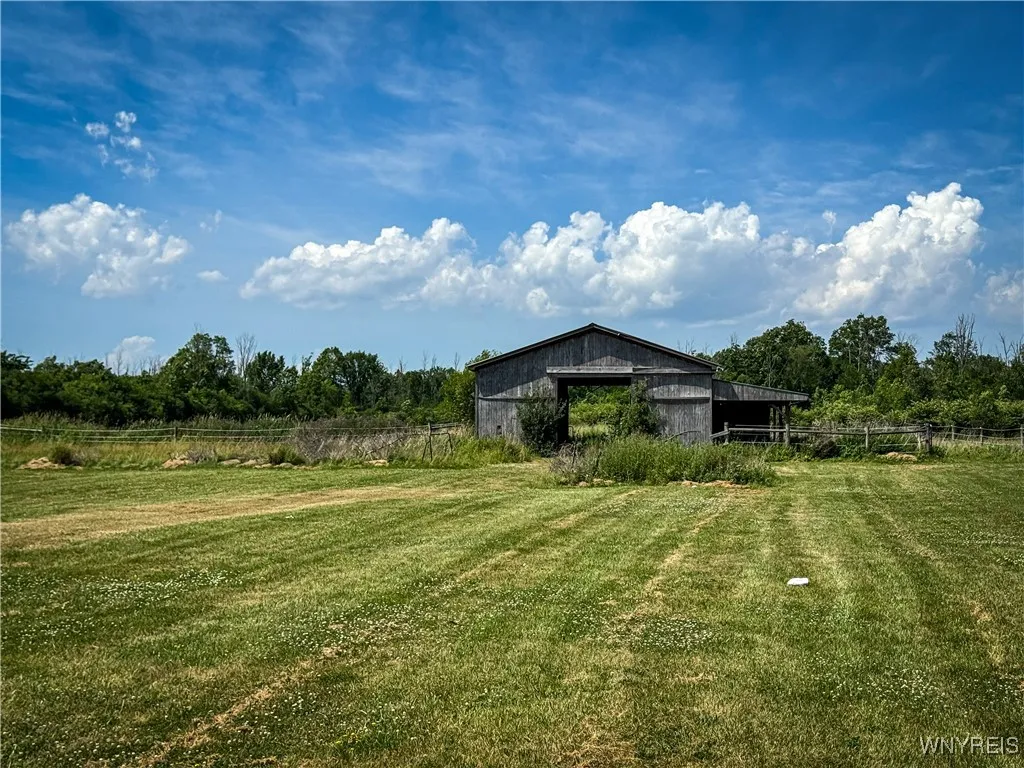 yard and barn