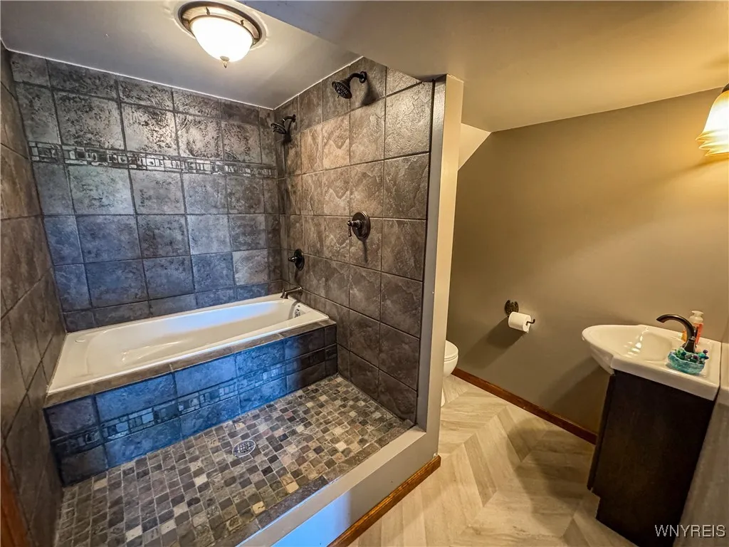 lower level full bath