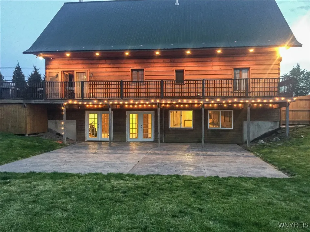 rear of house