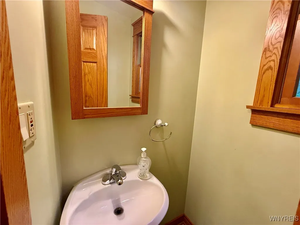 Upstairs half bath