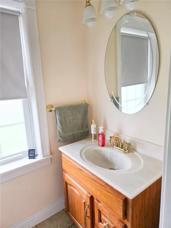 half bath downstairs