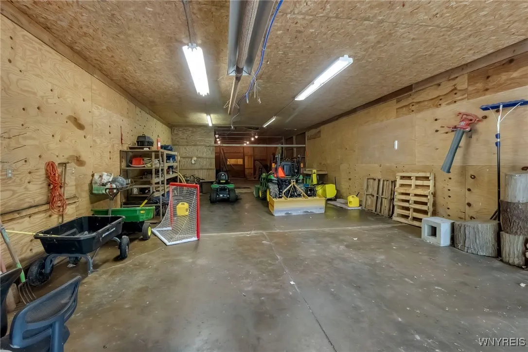 Inside of Barn