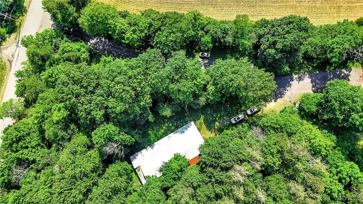 Aerial of Barn