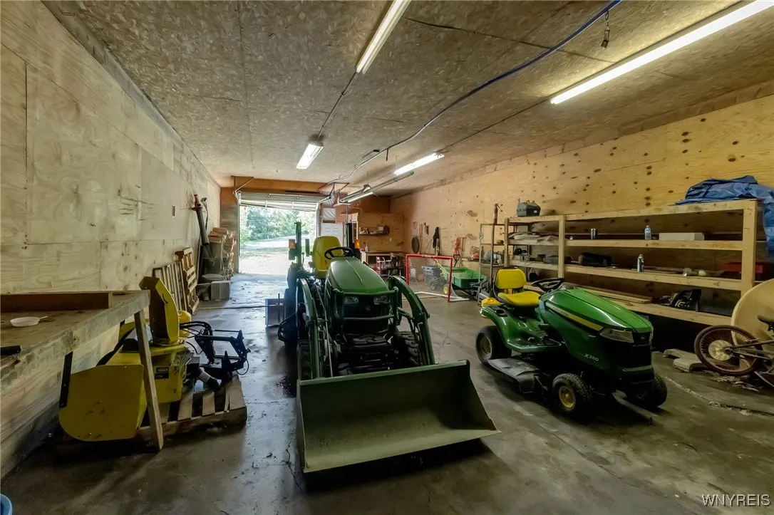 Inside of Barn
