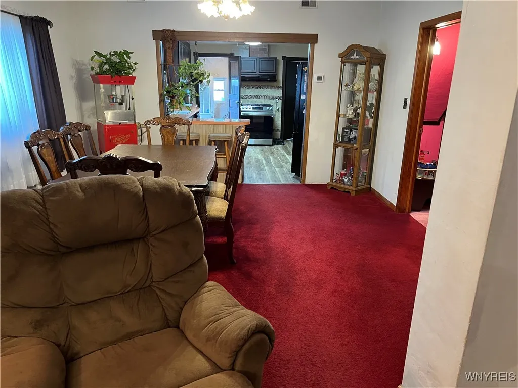 DINING ROOM KITCHEN FROM LIVING ROOM