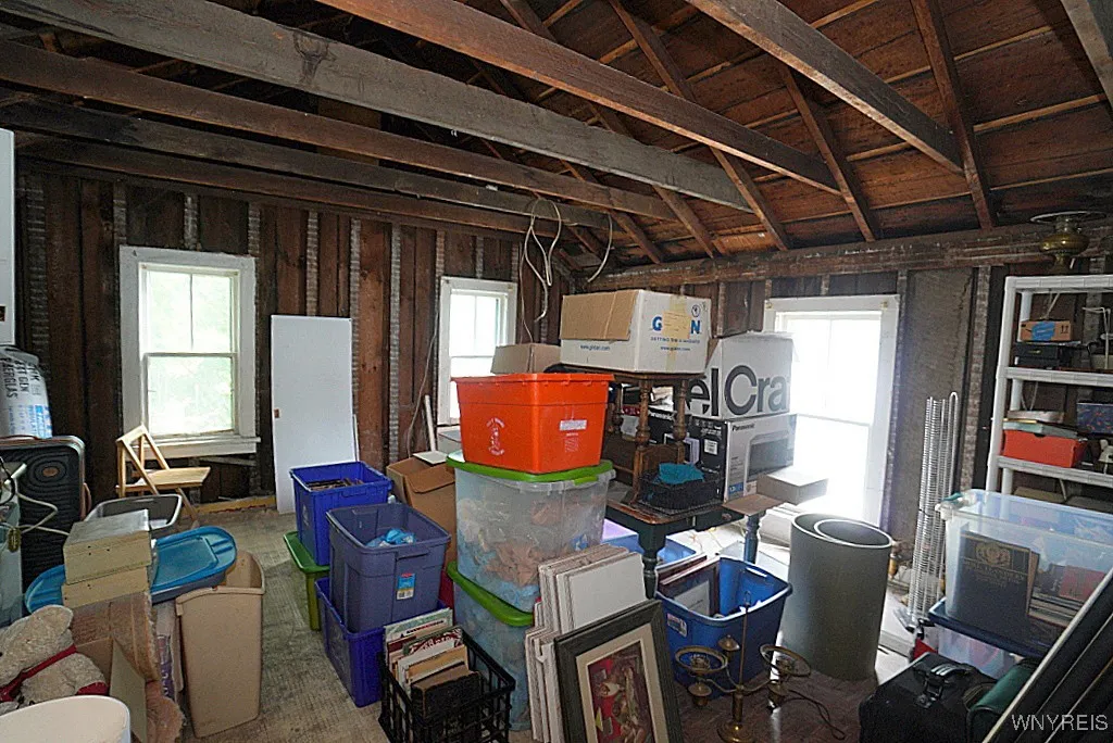 Back apartment used as storage.