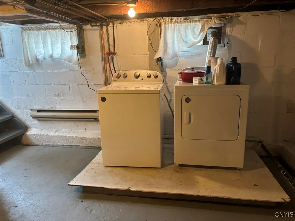 house basement washer and dryer