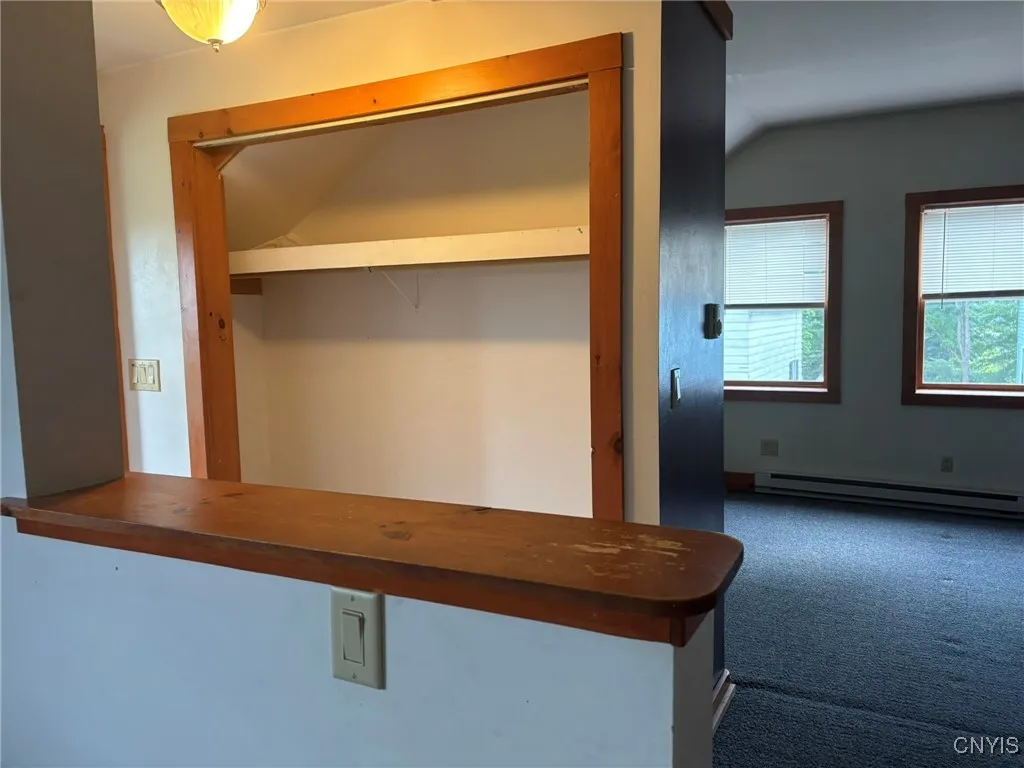 garage apartment closet
