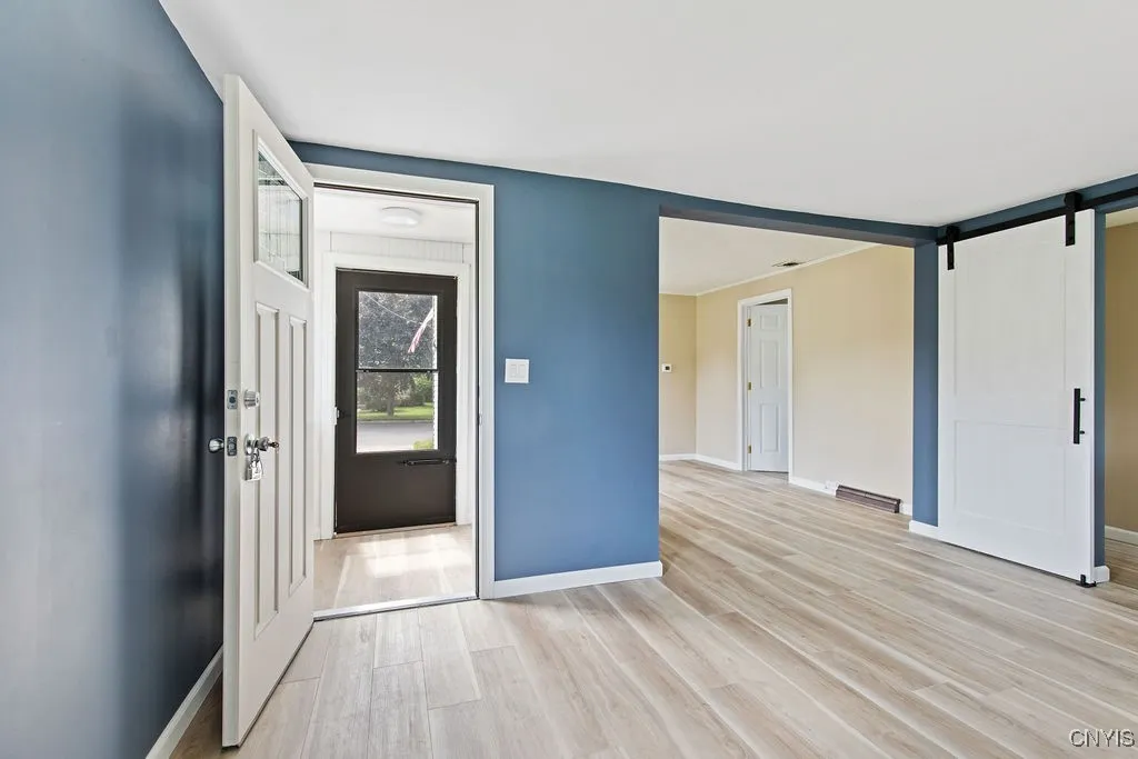 Kitchen to Side Porch and Dining Room
