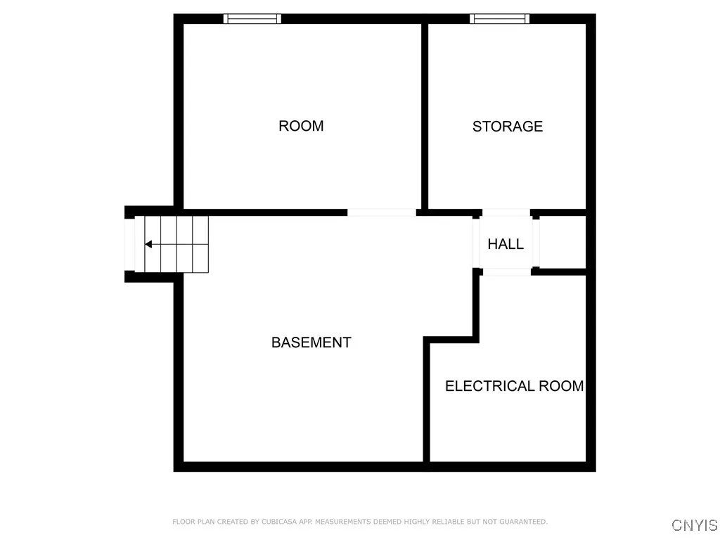 The basement has a TON of storage space!!