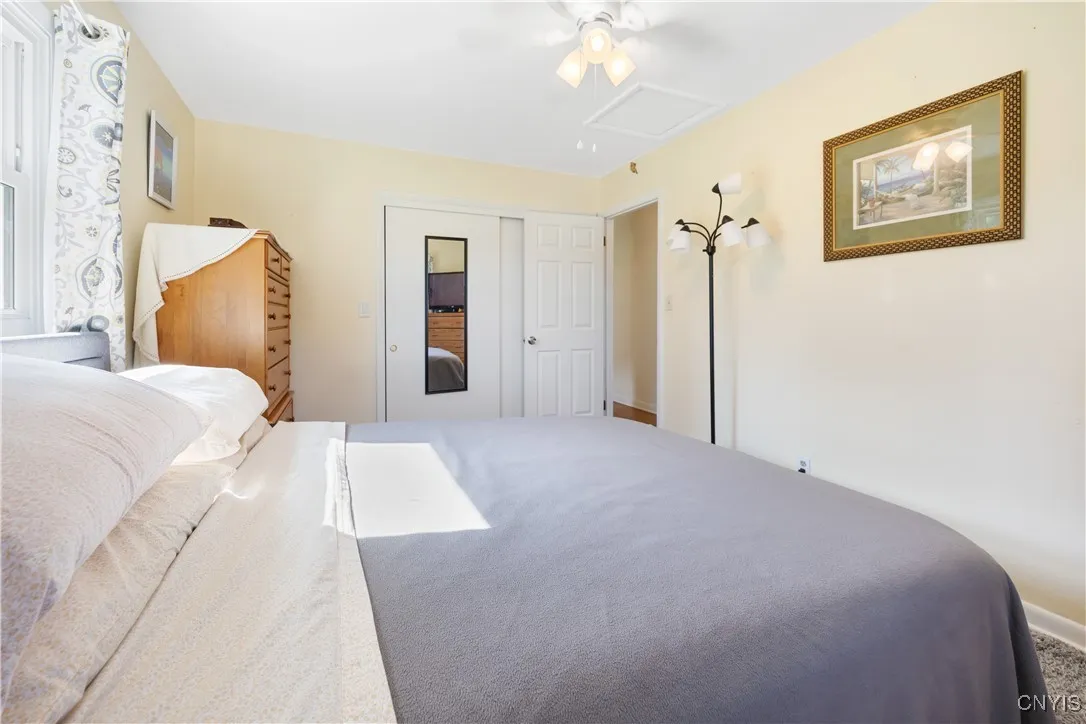 ... a large double closet.