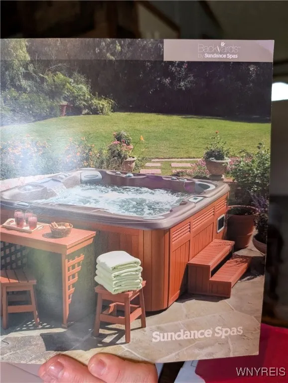 This is a picture of the type and model of Hot Tub/ spa that is included