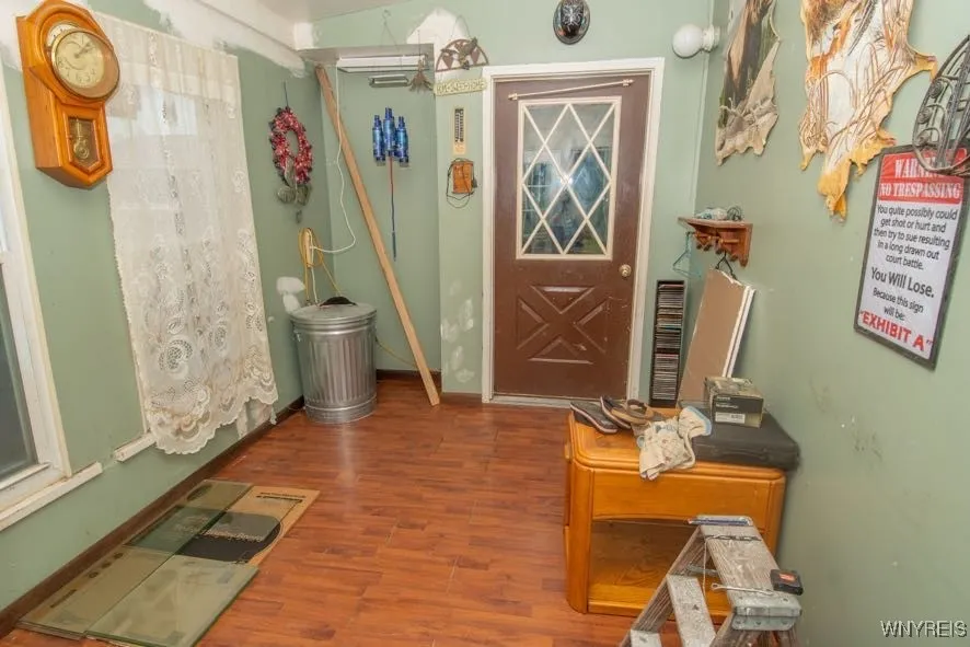 Entry from front of house