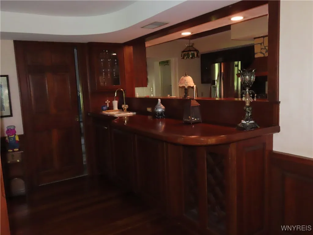 Bar in Family room