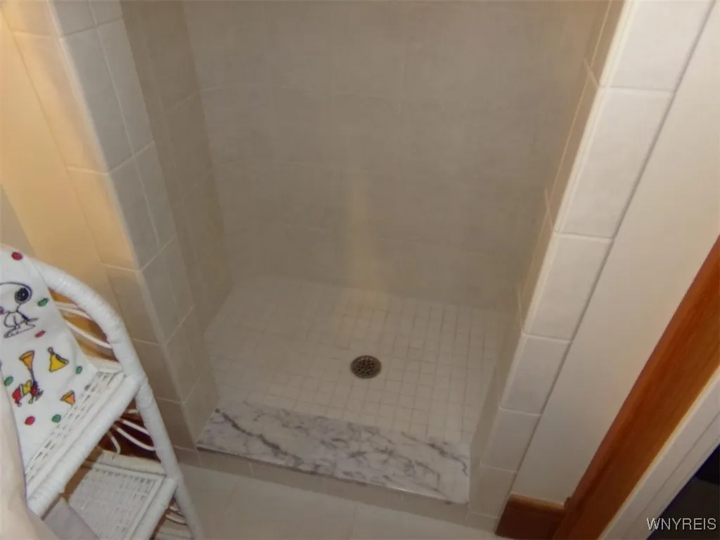 Guest bedroom bath walk in shower