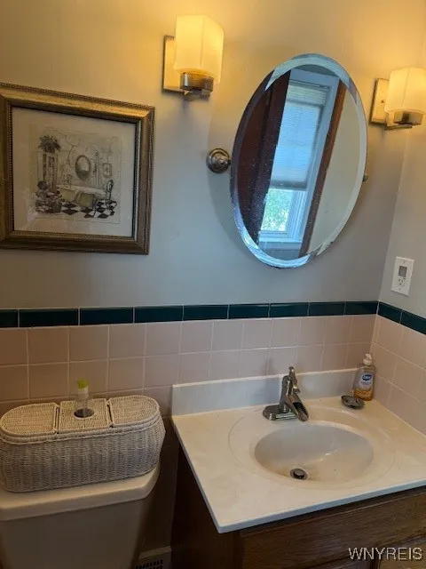 Vintage tile in full bath