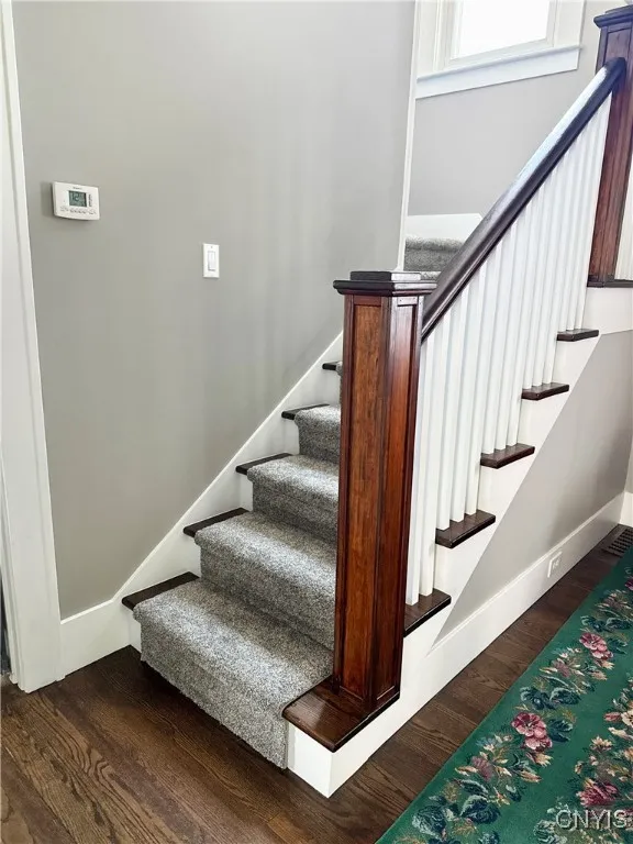 New carpet on stairs and landing