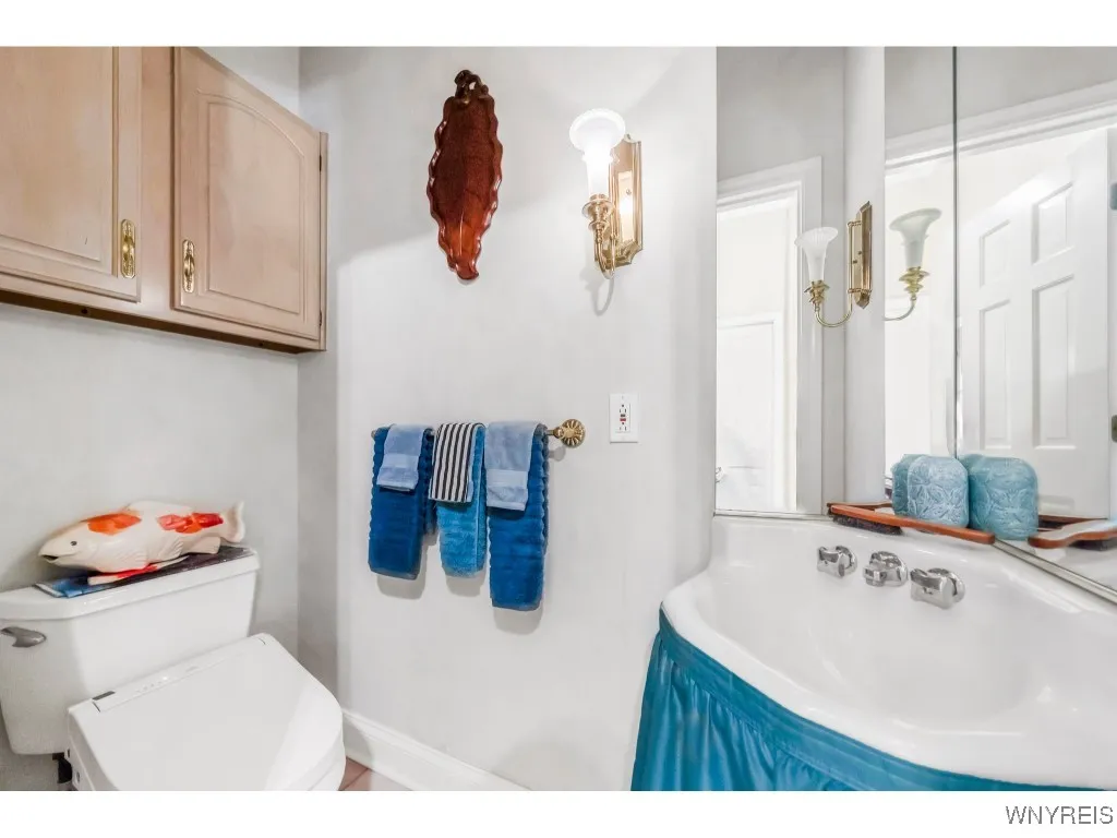 1/2 bath first floor