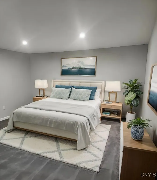 Large Bedroom or Playroom Staged
