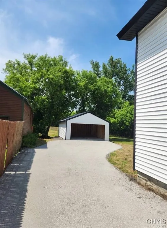 New Garage with Concrete Pad
