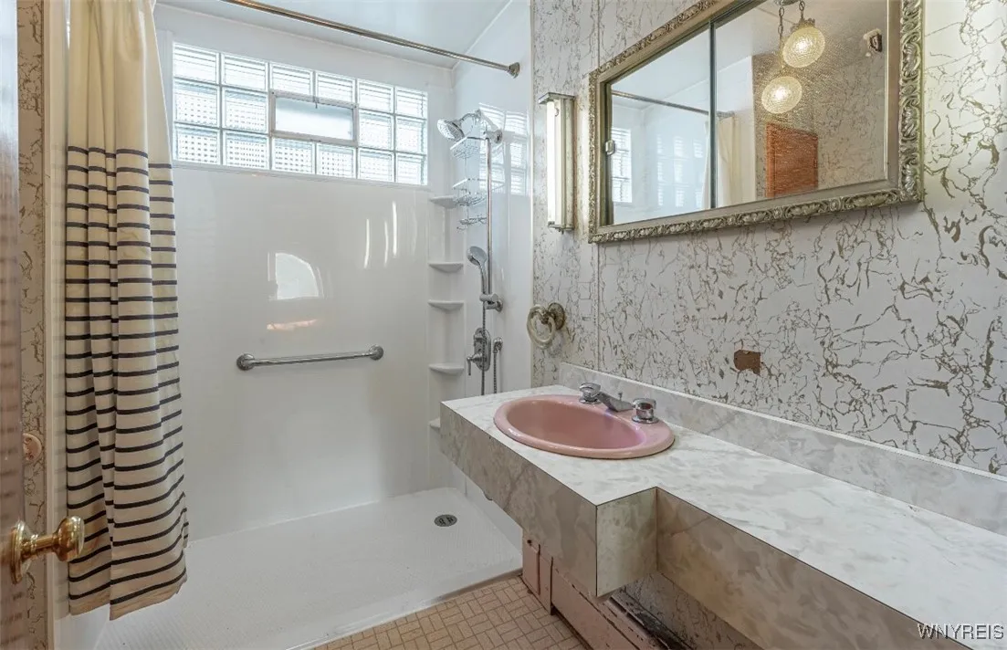 1st  Floor Handicap Accessible Bathroom