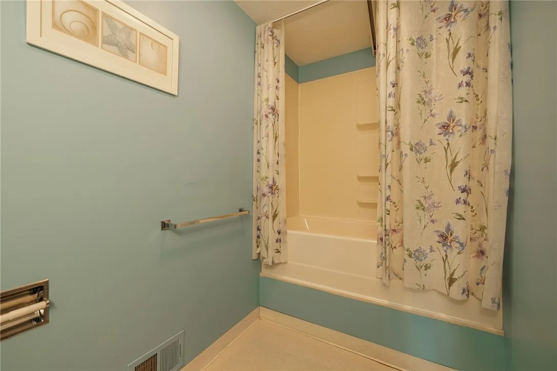 1st floor full bath with hoyer lift.