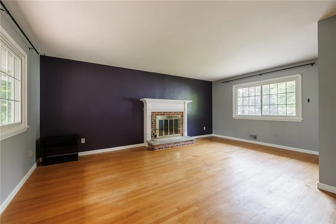 Bedroom 1 has a wood burning fireplace.  Could also be used as a bonus room on the 2nd floor.