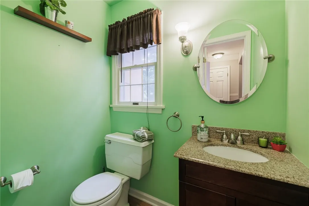 1st floor half bath