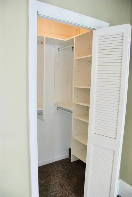 Front 1 Bedroom Unit Bedroom Closet