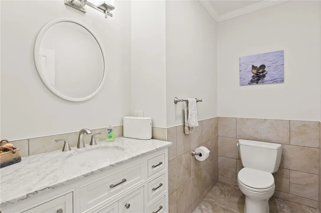 1st Office 1/2 bath -1st floor