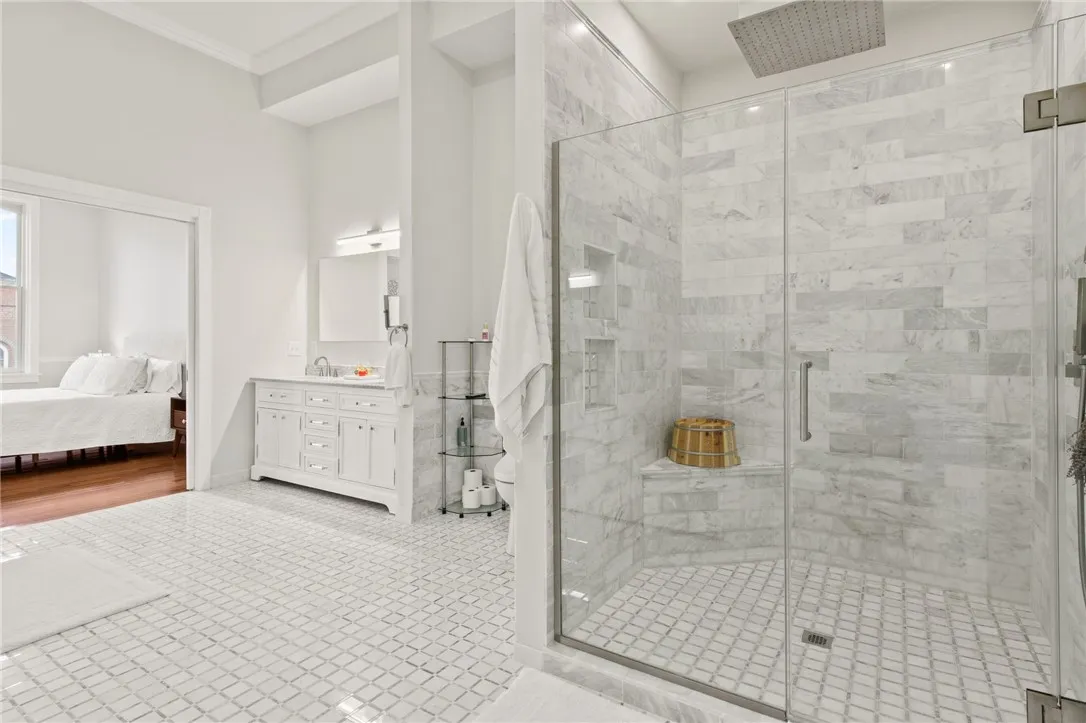 Spa-like bath - looking to primary bedroom