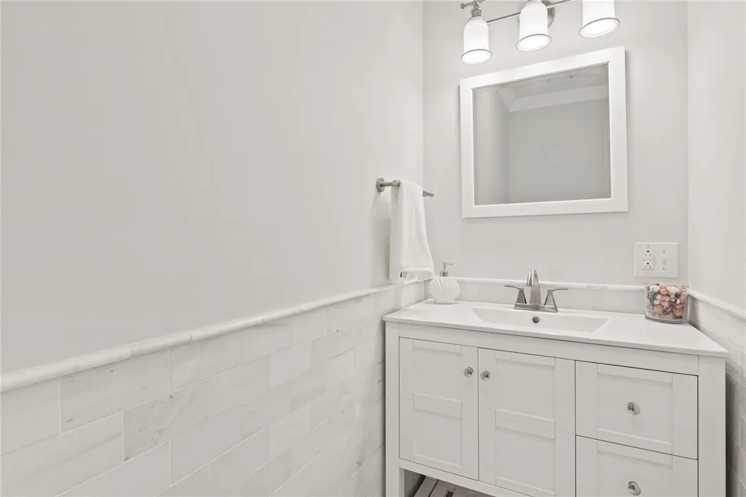 1/2 Bath off of home office