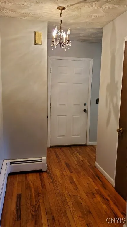   Foyer with hardwoods.