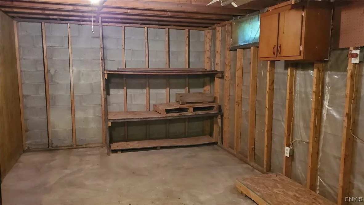    Additional storage room in basement