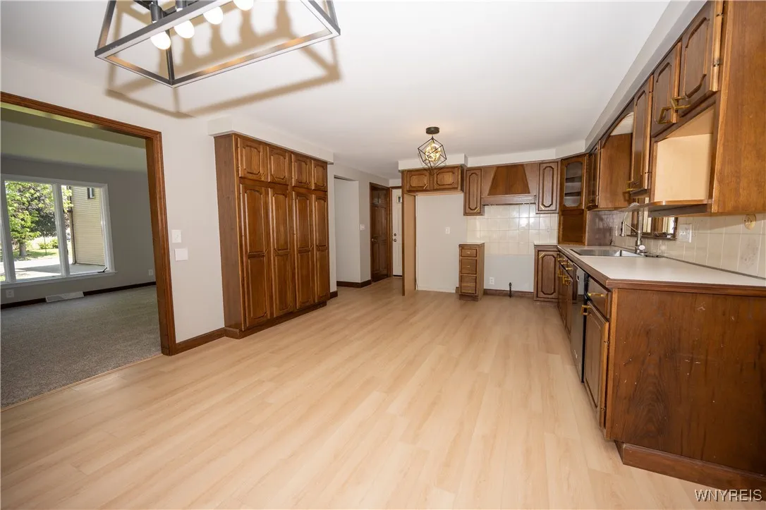 UPDATED KITCHEN FACING LIVING ROOM