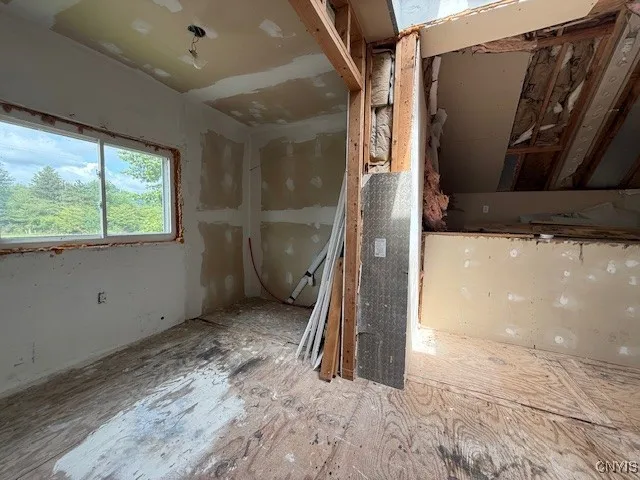 Roughed in master suite, 3rd Floor with large closet and roughed in plumbing for bathroom