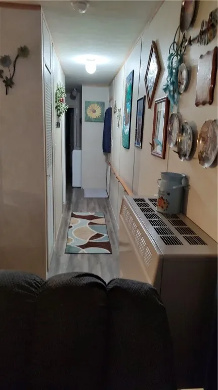 Hallway with additional heater