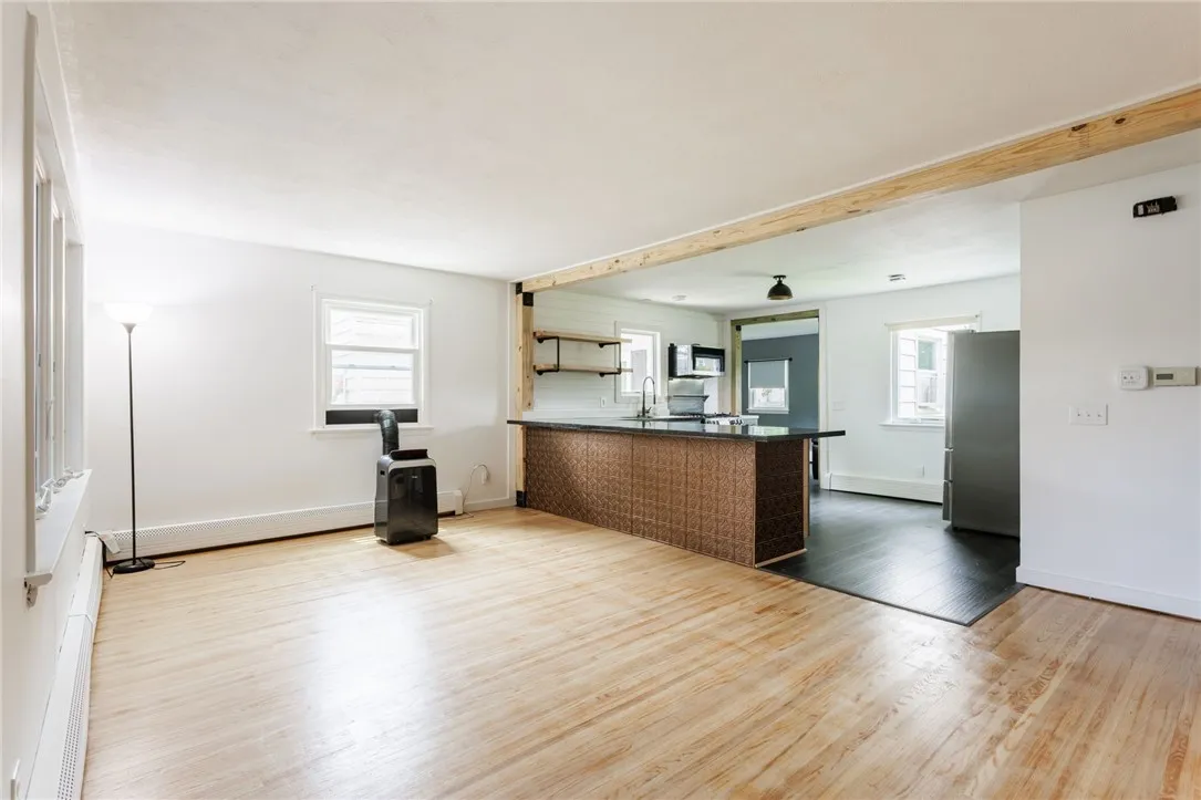 Open floor plan, central air units included