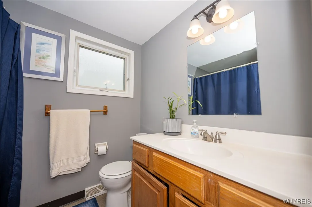 LOWER:  New Bathroom mirror and light!