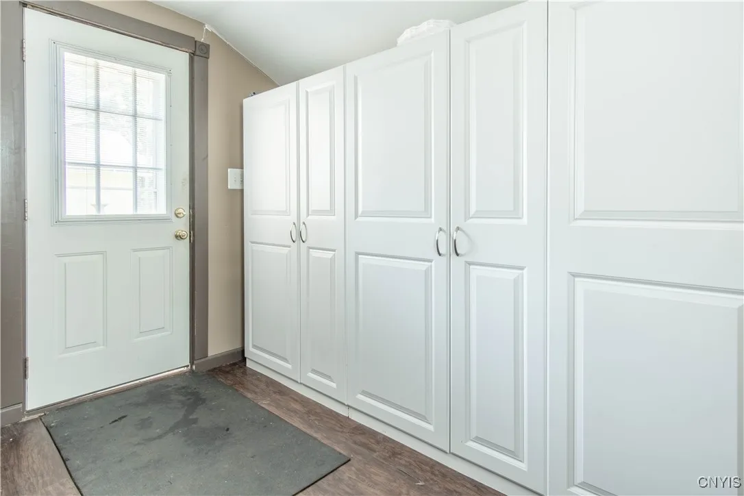 Mud Room with Wall Storage Cabinets