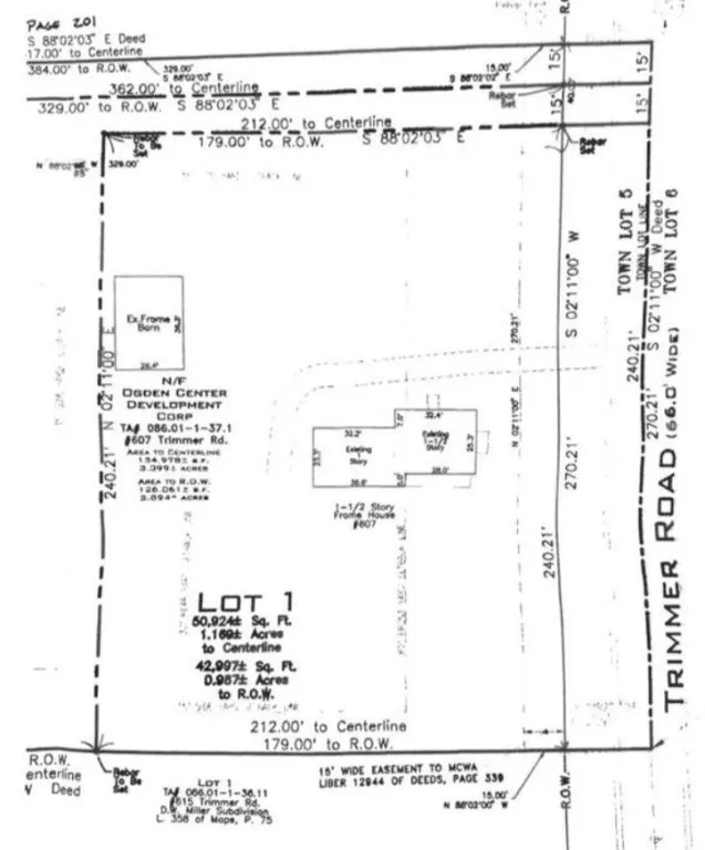 607 (a) Trimmer Road, Ogden, New York 14559, Ogden, New York 14559, 3 Bedrooms Bedrooms, 7 Rooms Rooms,2 BathroomsBathrooms,Residential,For Sale,607 (a) Trimmer Road, Ogden, New York 14559,R1620749