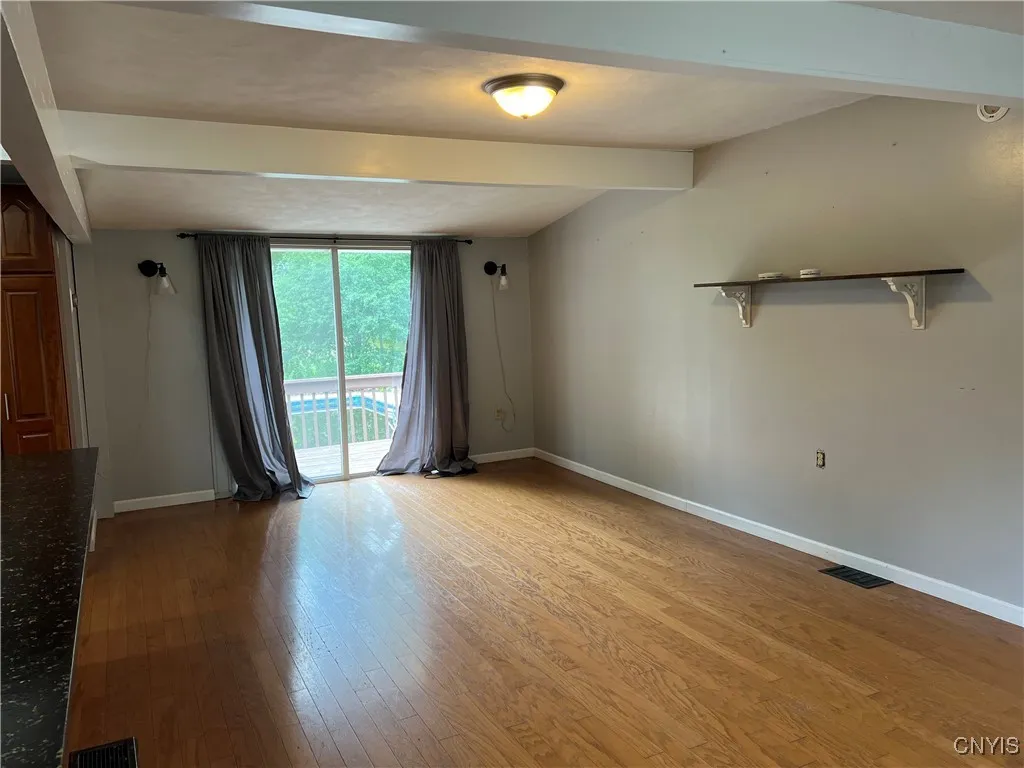 Spacious dining area