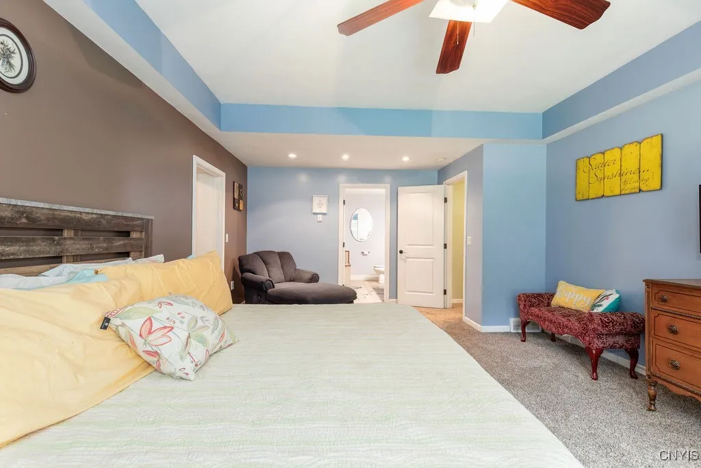 Lower Level Primary Bedroom Suite.