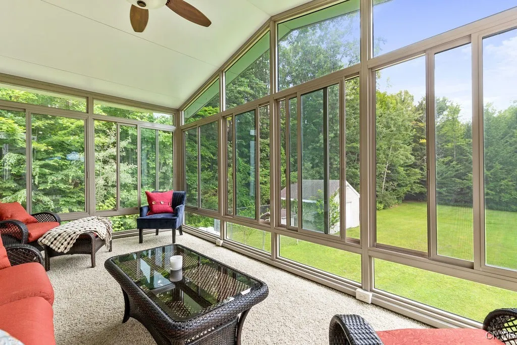 Enclosed Sunroom.