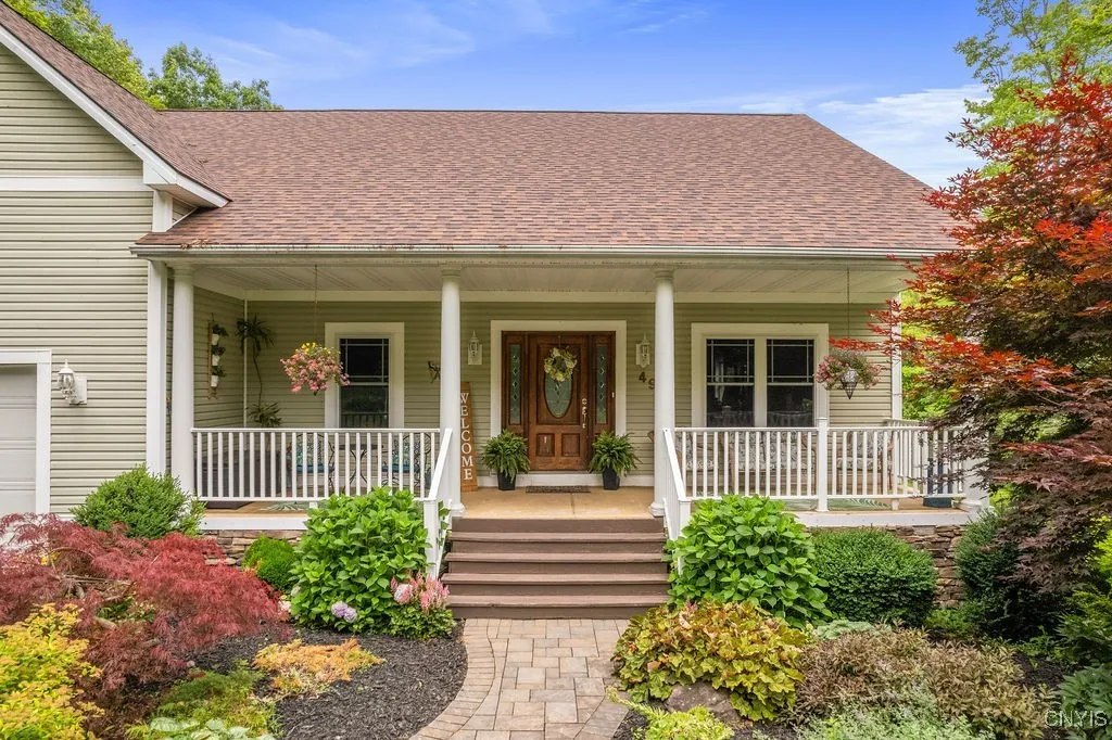 Expansive Covered Front Porch.