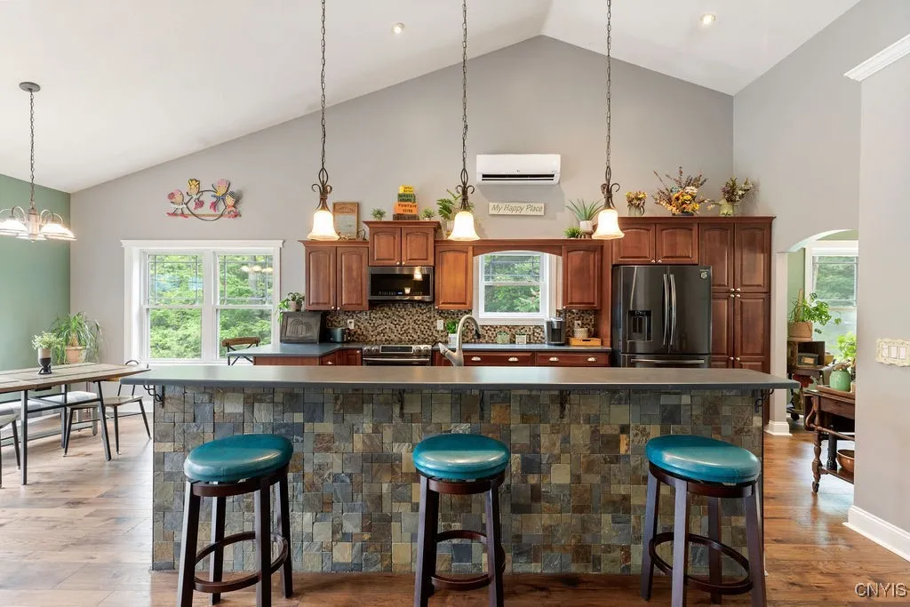 Kitchen w/ Island Seating.