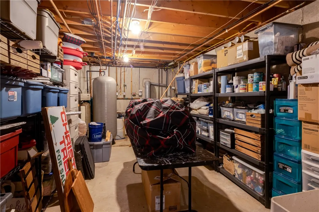 Basement storage/Utility Room