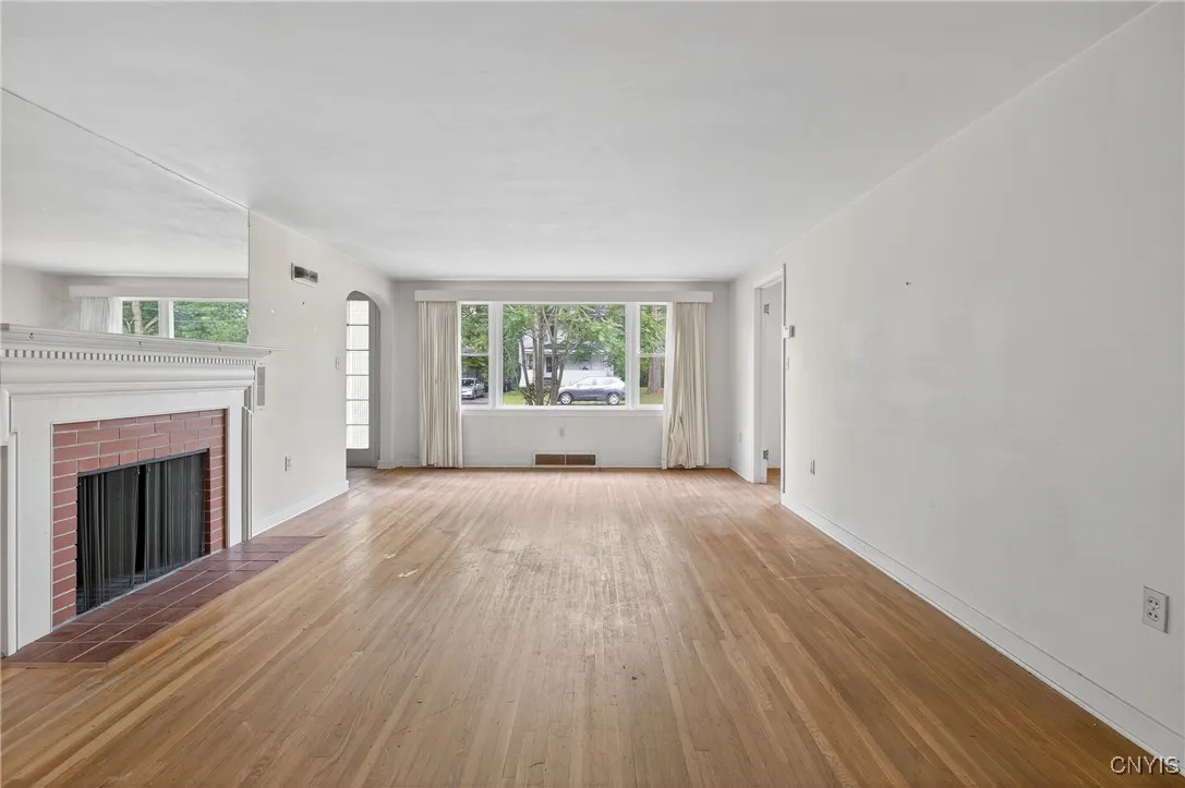 The oversized front window adds tons of natural light.