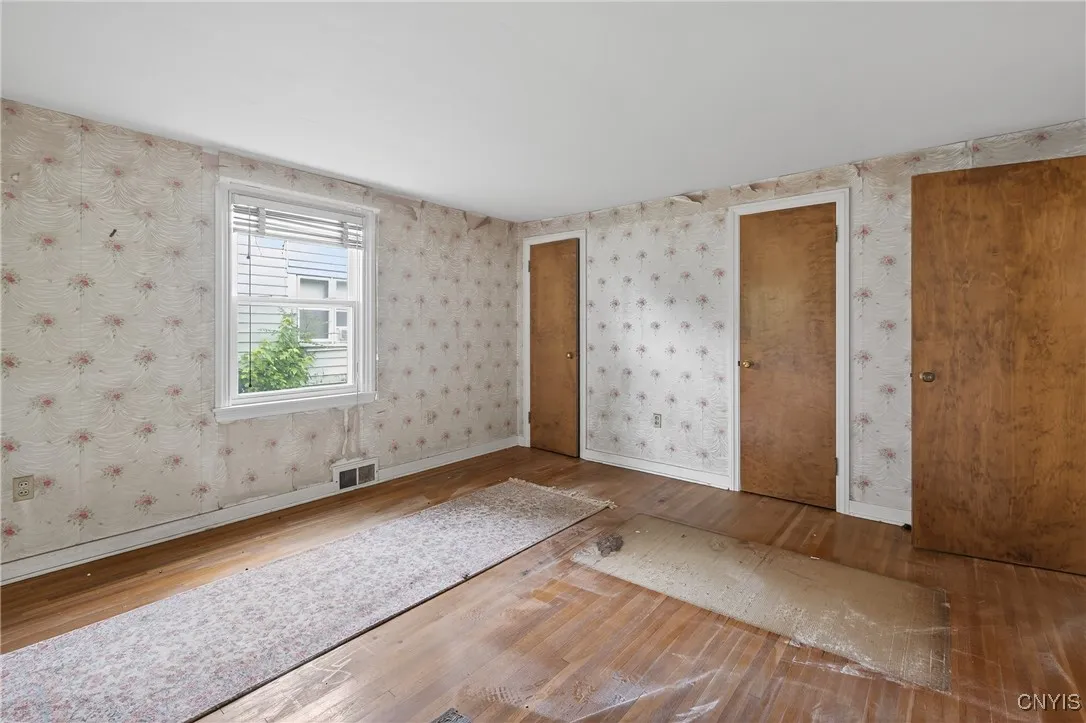 Double closets await!!  Staying organized will be a breeze!