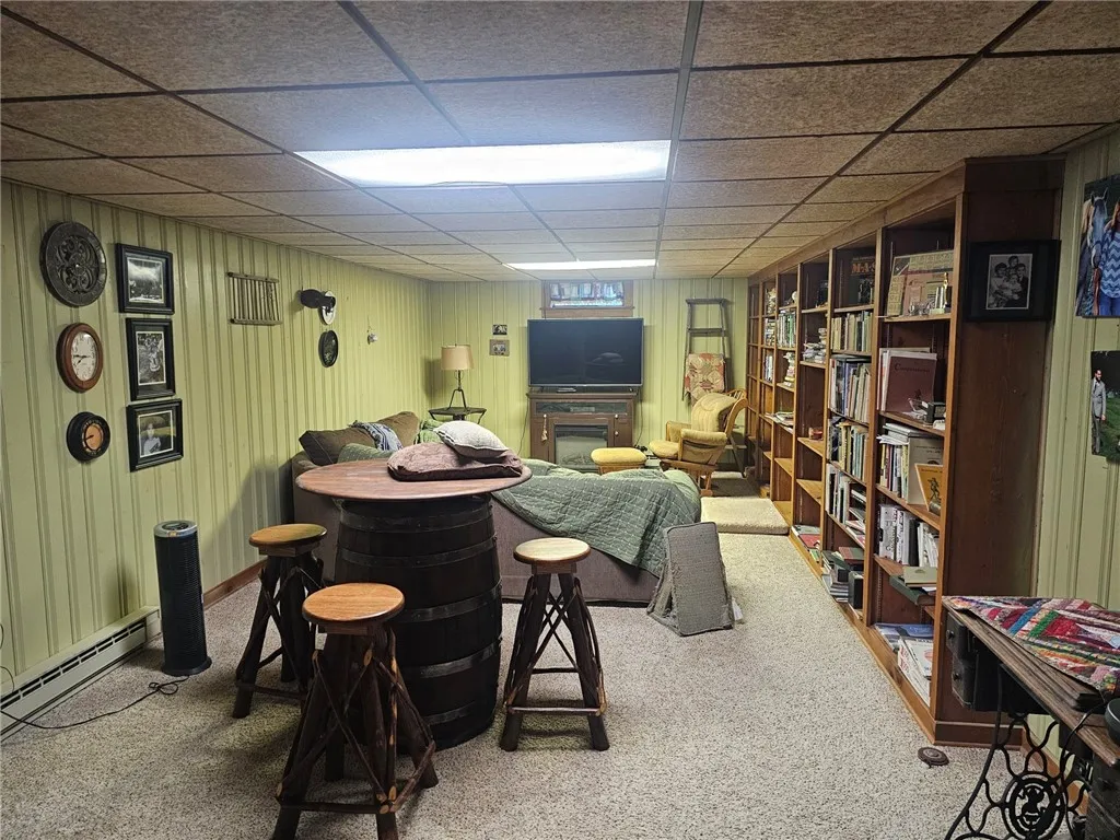 Finished basement level